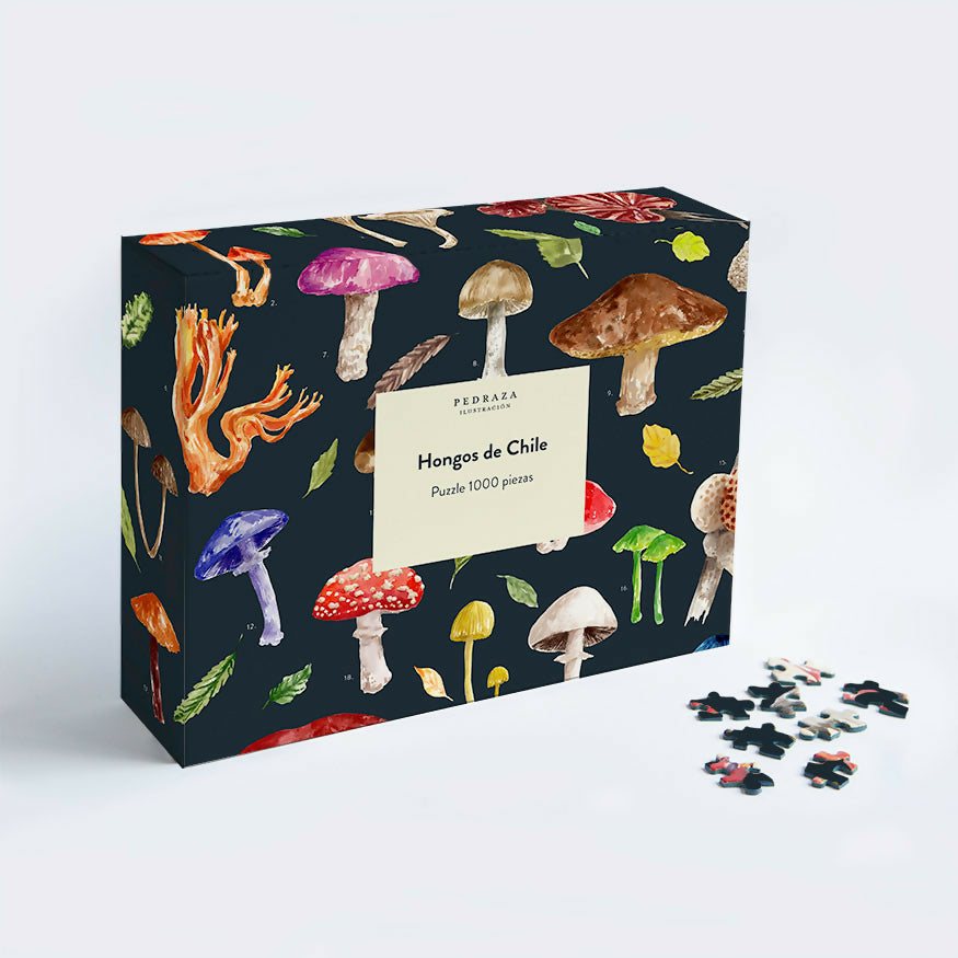 Puzzle Hongos de Chile – Creado en Chile