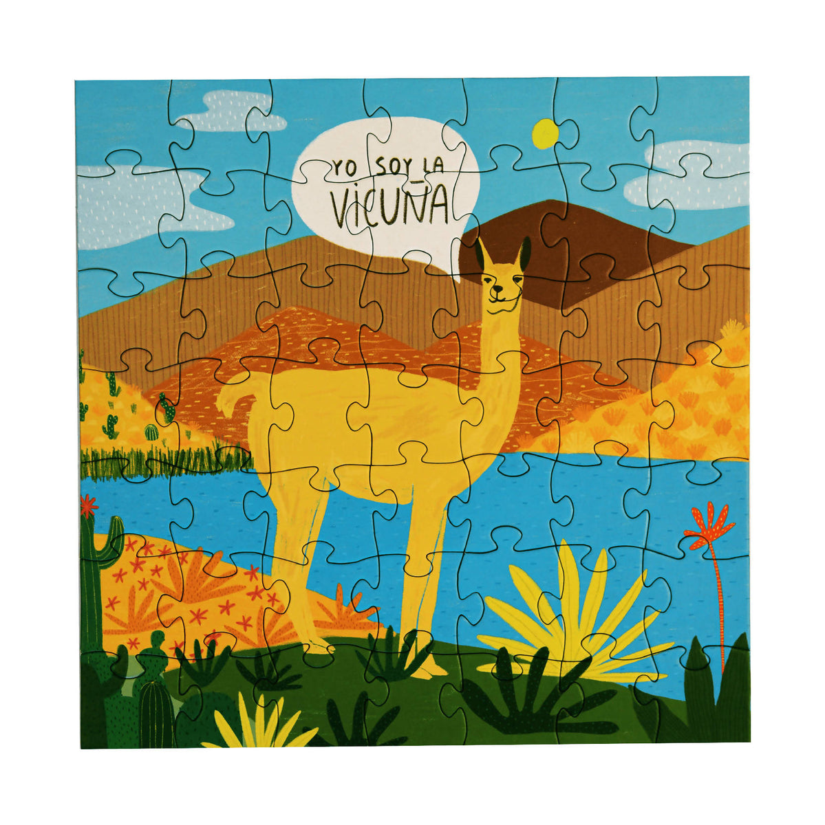 Puzzle Vicuña 49 Piezas Creado en Chile