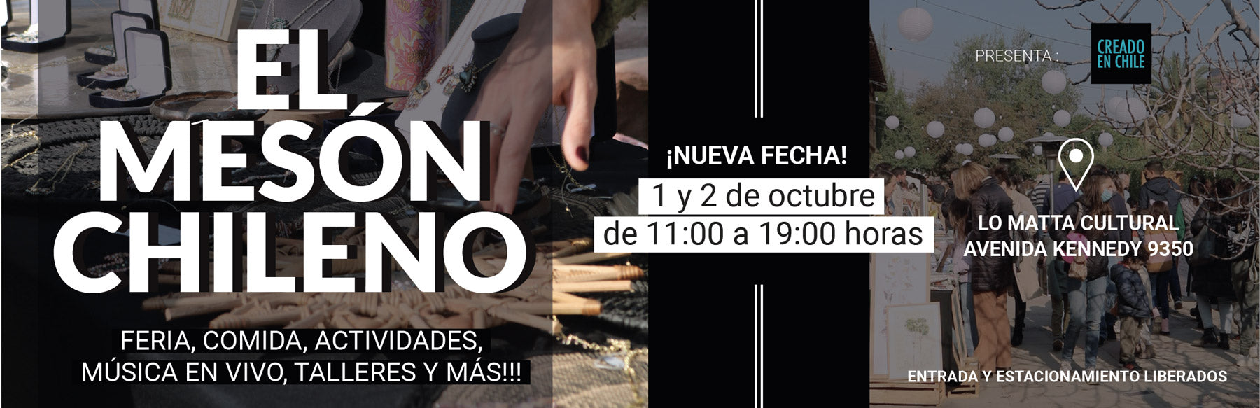 18 Chico en Lo Matta Cultural - 1 y 2 de octubre - El Mesón Chileno