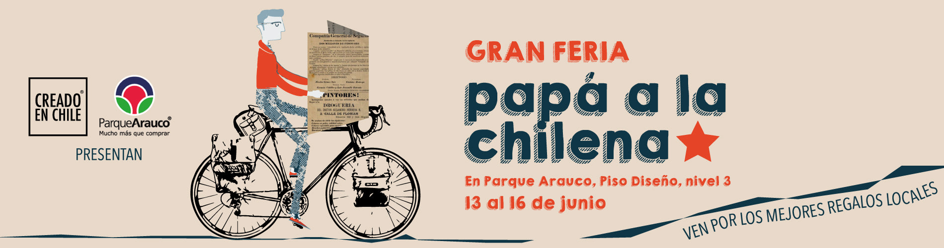 Gran Feria Papá a la Chilena - 13 al 16 de Junio