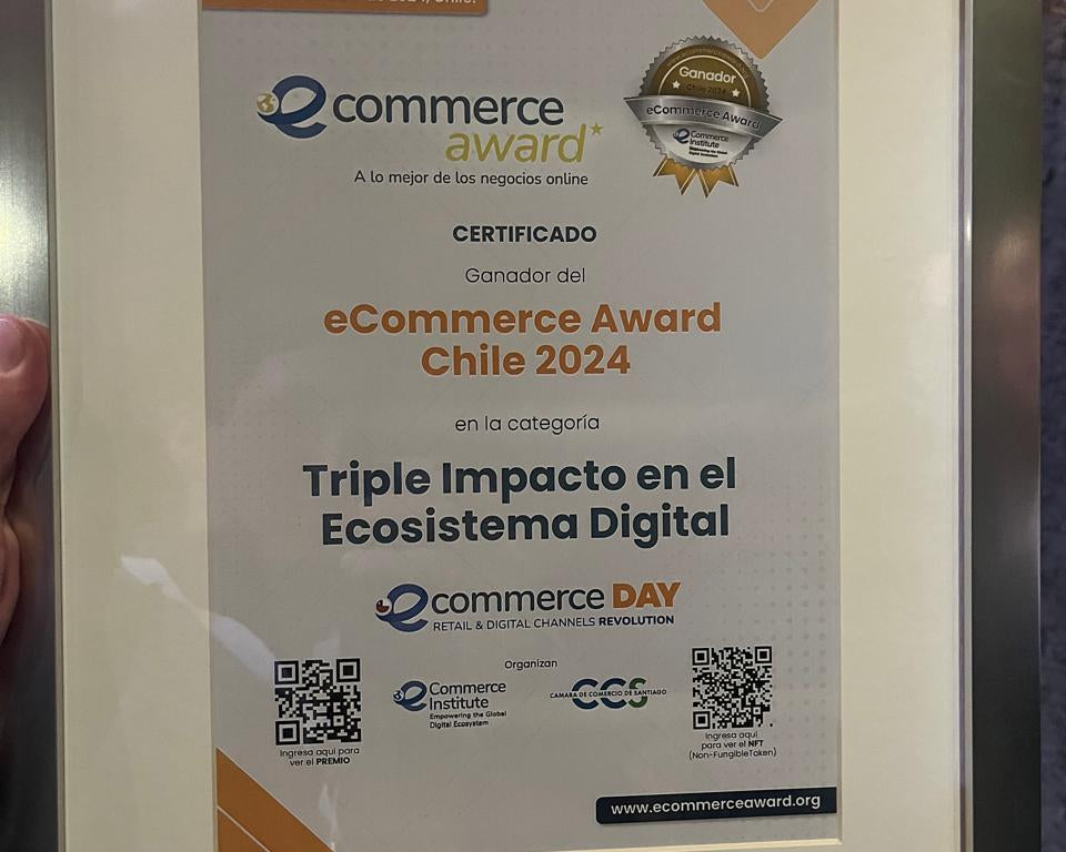 GANAMOS UN ECOMMERCE AWARD CHILE!