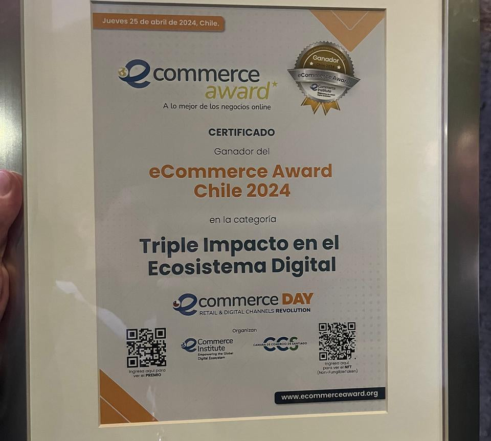 GANAMOS UN ECOMMERCE AWARD CHILE!