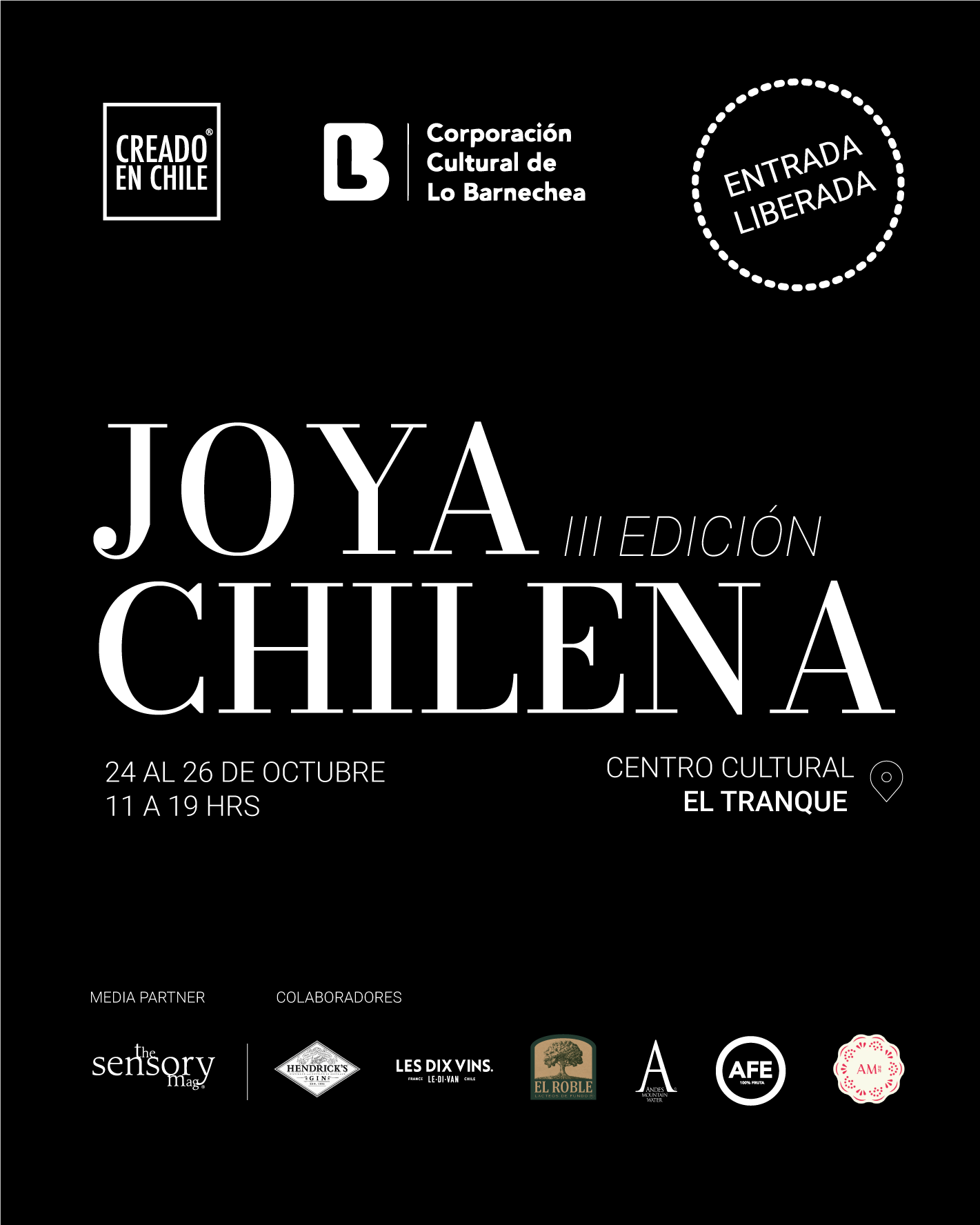 Joya Chilena - 24 al 26 de octubre
