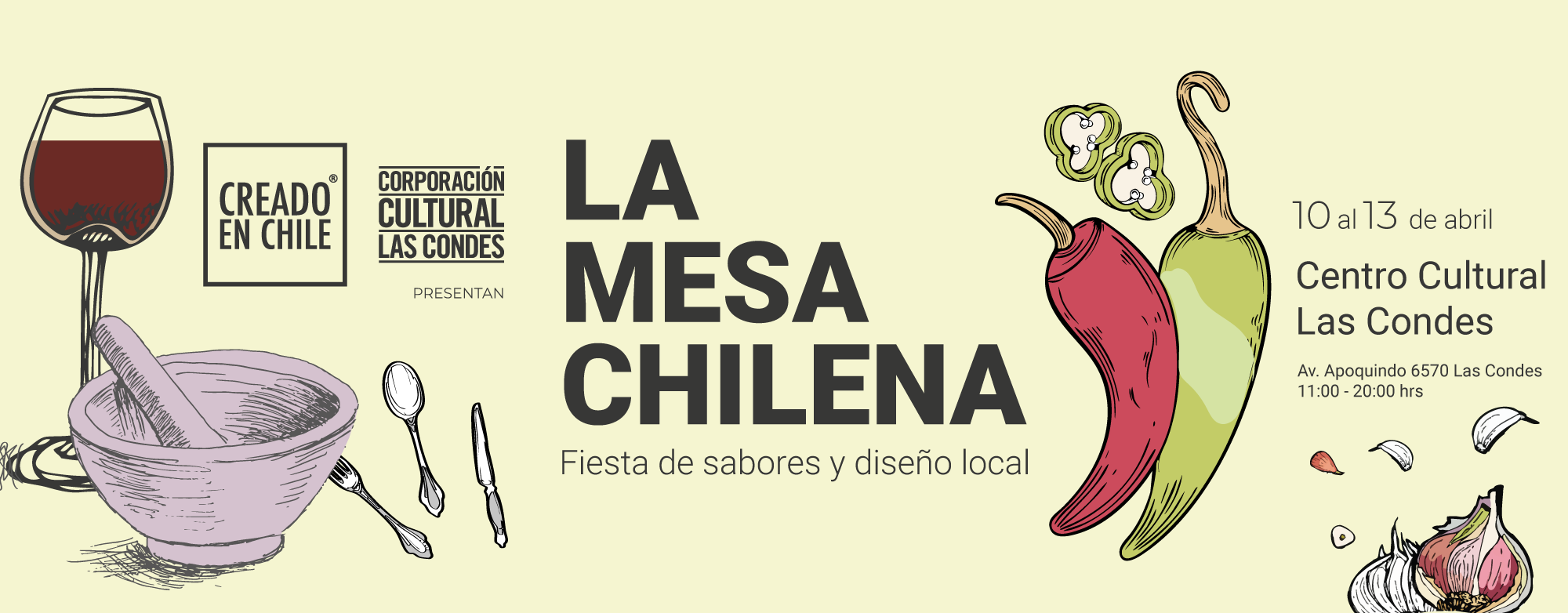 Feria La Mesa Chilena - 11 al 13 de abril