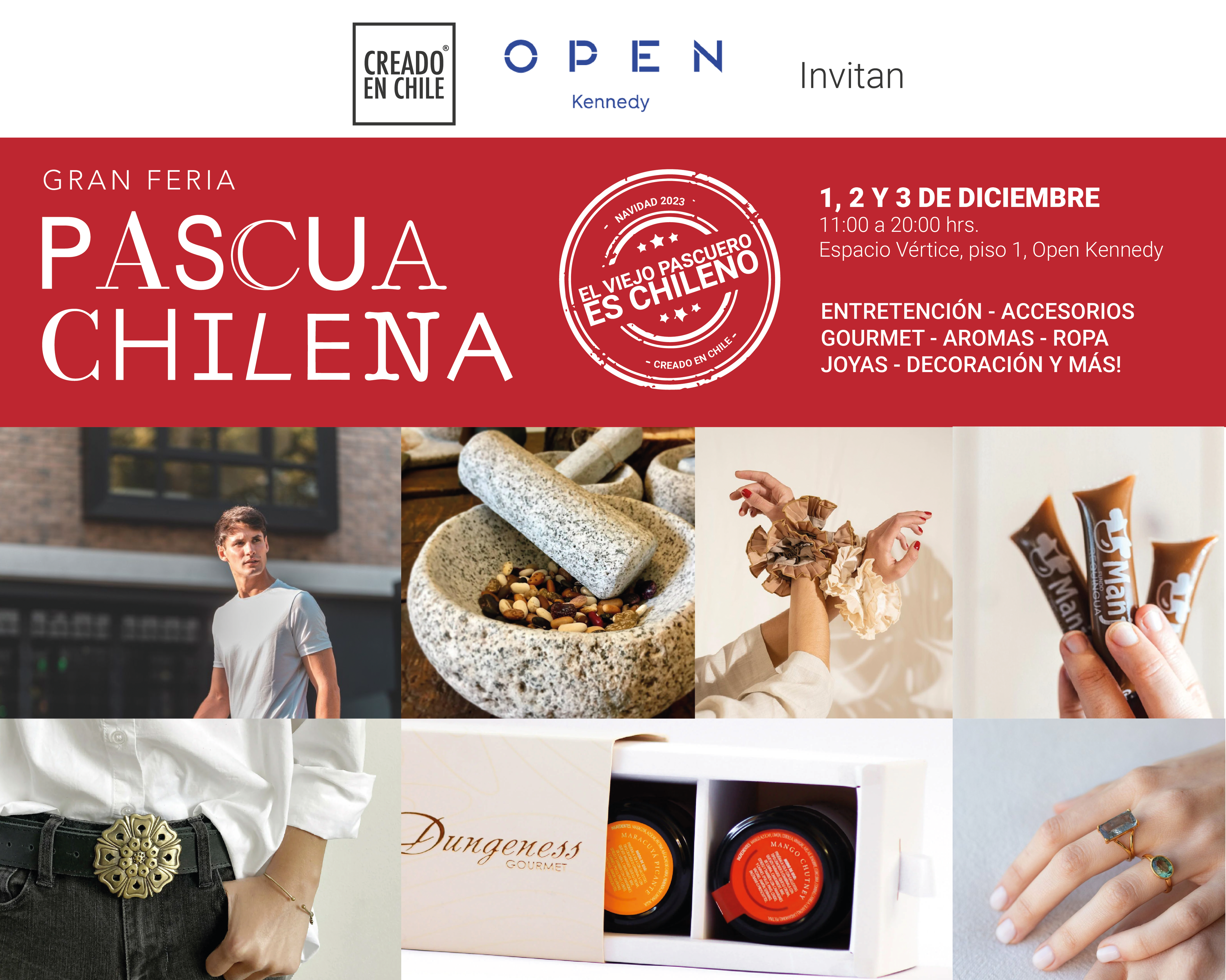 GRAN FERIA PASCUA CHILENA - 1 AL 3 DE DICIEMBRE