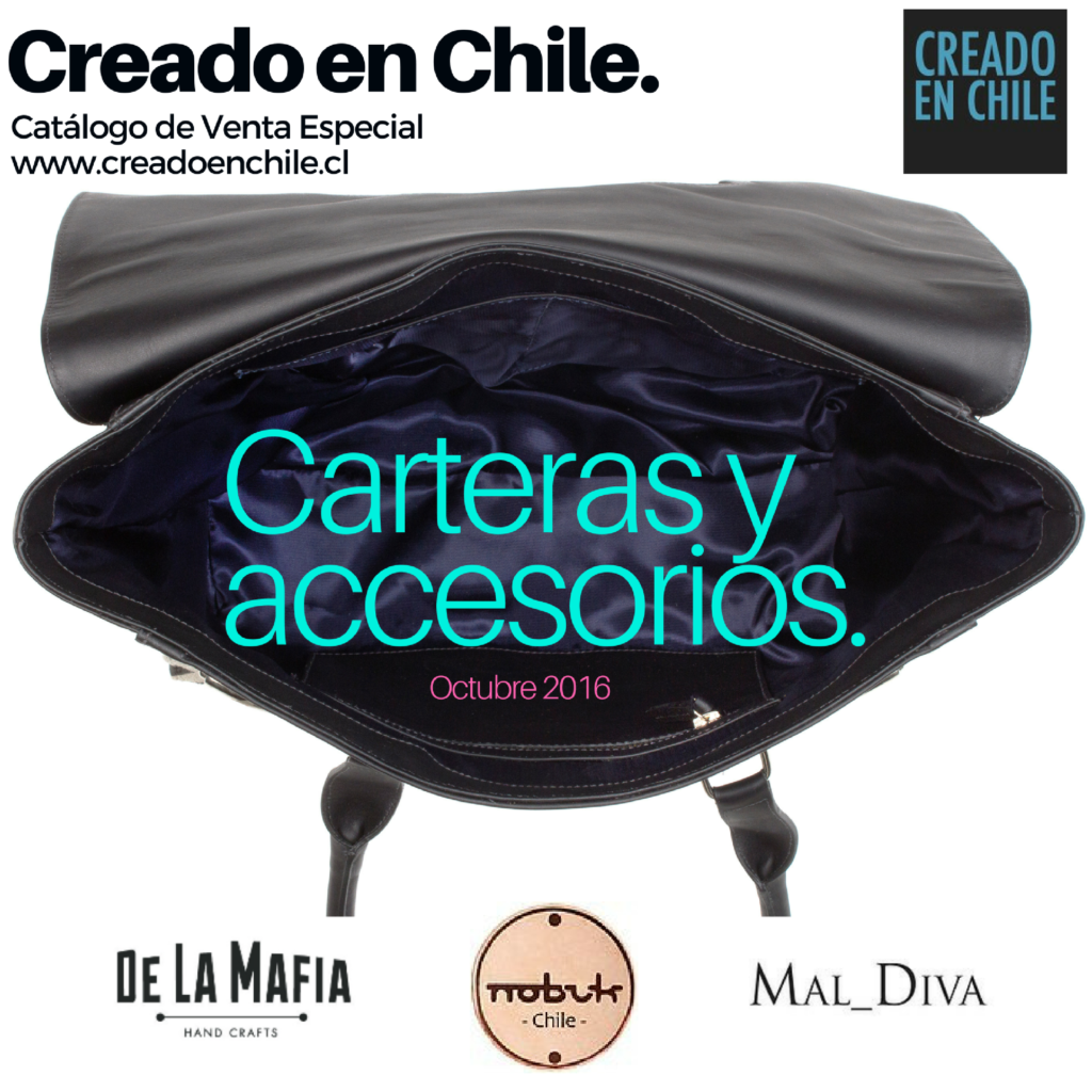 Venta Especial Carteras y Accesorios Creados en Chile