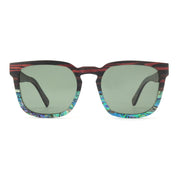 ANTEOJOS DE SOL LENZI MODELO TAHITI MADERA EBANO - CONCHA PERLA