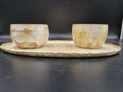 Set fuentes y Pocillos de cerámica gres