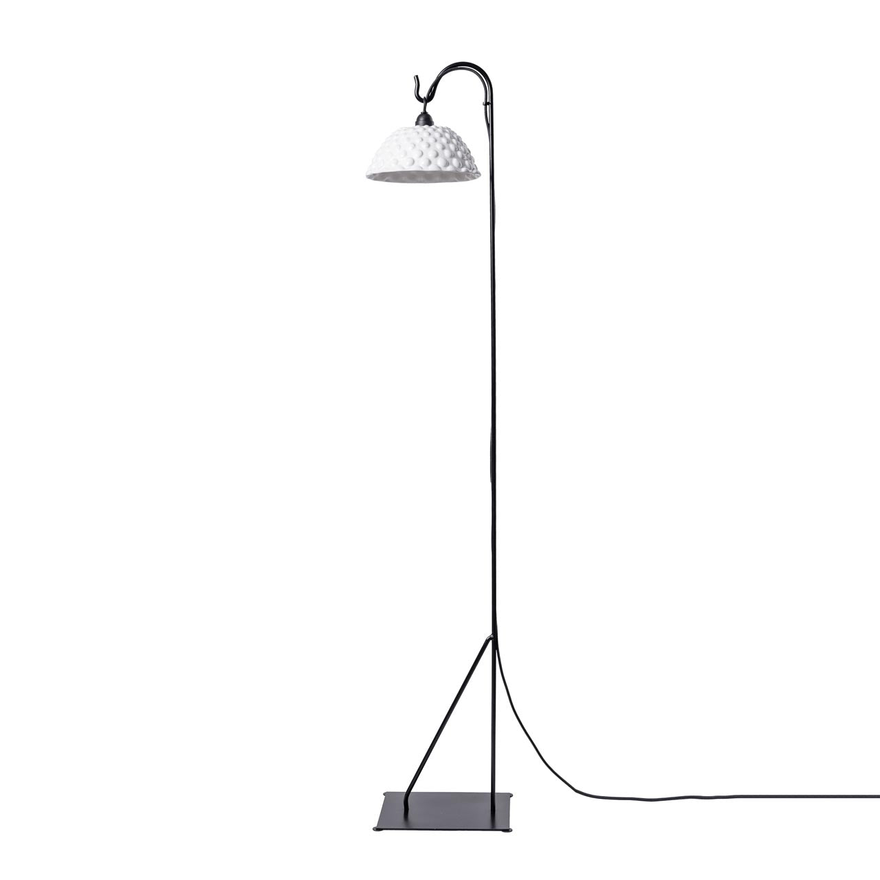 Lámpara Anfibio Base Fierro Pie (160cms de alto)