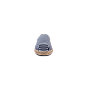 ALPARGATA LONA RAYADO AZUL