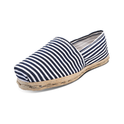 ALPARGATA LONA RAYADO AZUL