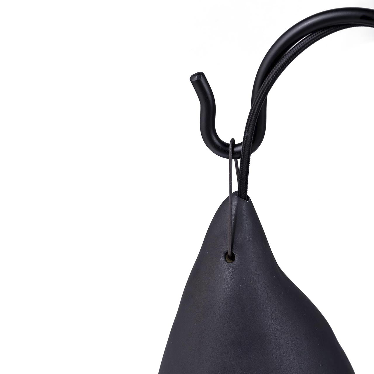 Lámpara Ruca Base Fierro Velador (50cms de alto)