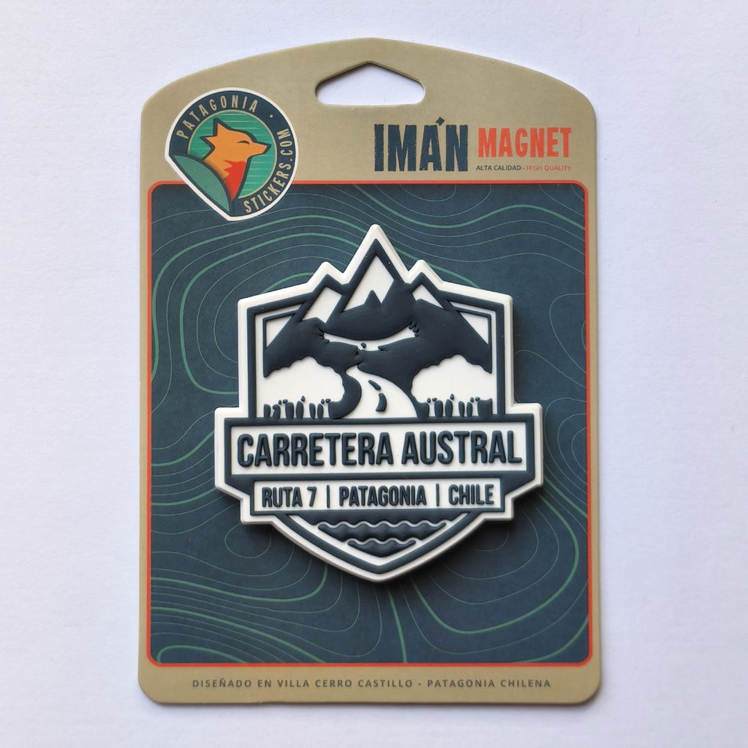 Imán Carretera Austral - Creado en Chile