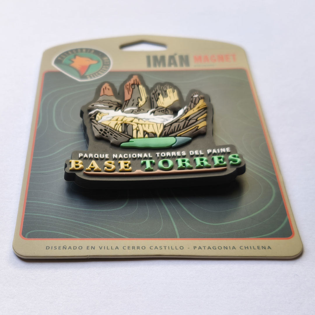Imán Base Torres - Creado en Chile
