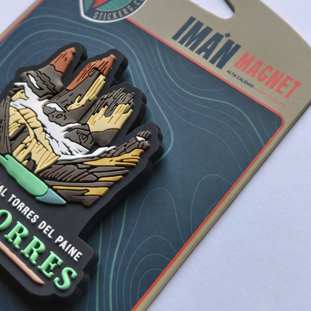 Imán Base Torres - Creado en Chile
