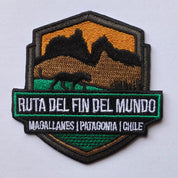 Parche Bordado Ruta del Fin del Mundo - Creado en Chile