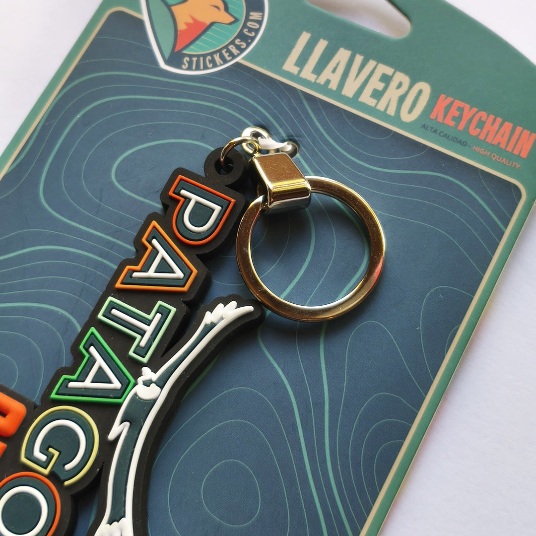 Llavero Patagonia Chile - Creado en Chile