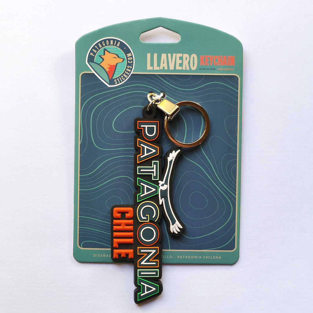Llavero Patagonia Chile - Creado en Chile