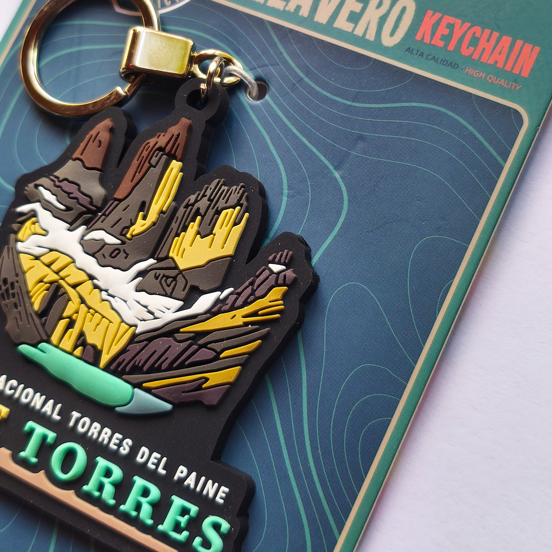 Llavero Base Torres - Creado en Chile