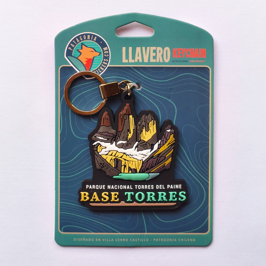 Llavero Base Torres - Creado en Chile