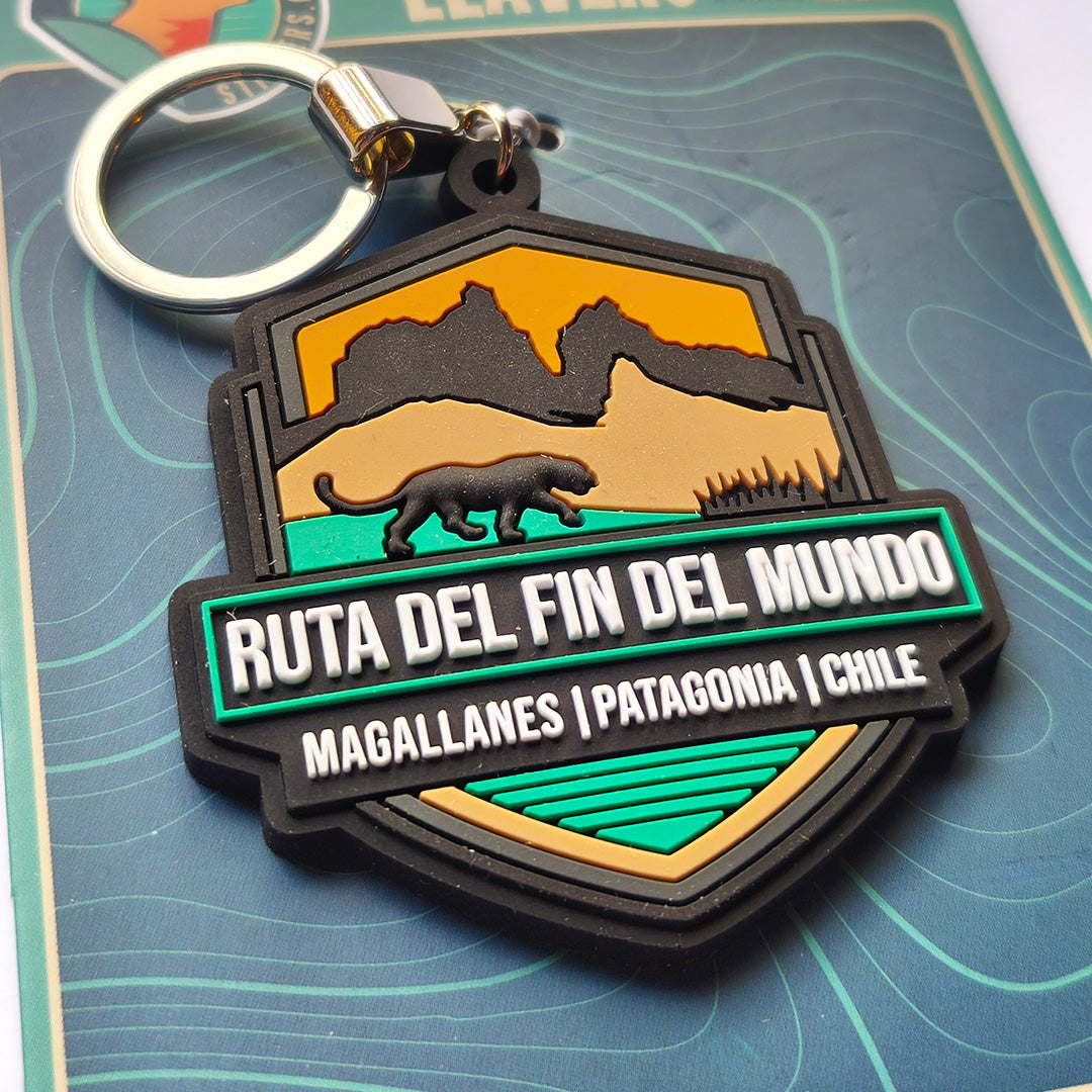 Llavero Ruta del Fin del Mundo - Creado en Chile