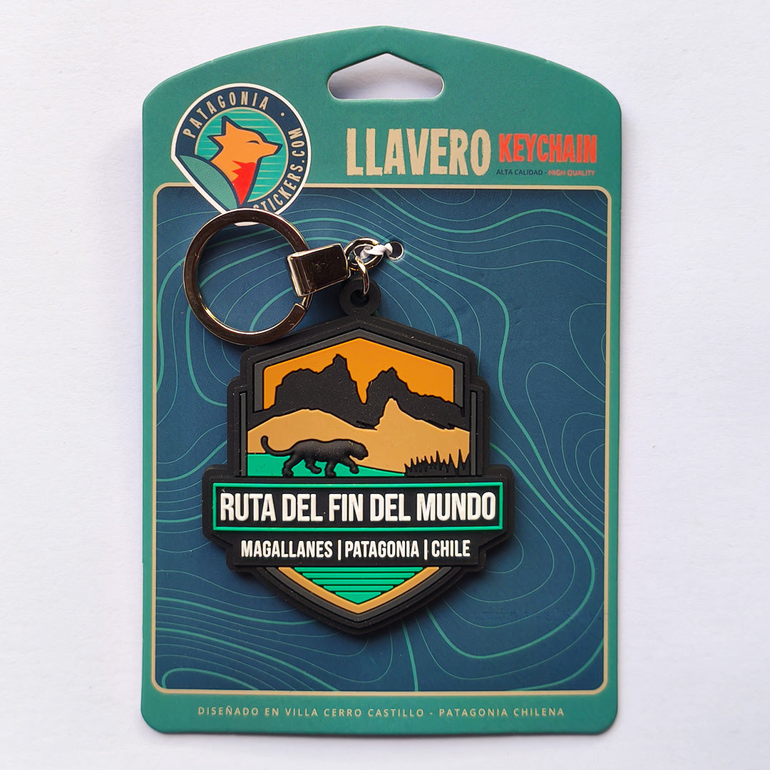 Llavero Ruta del Fin del Mundo - Creado en Chile