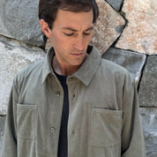 chaqueta cotelé café