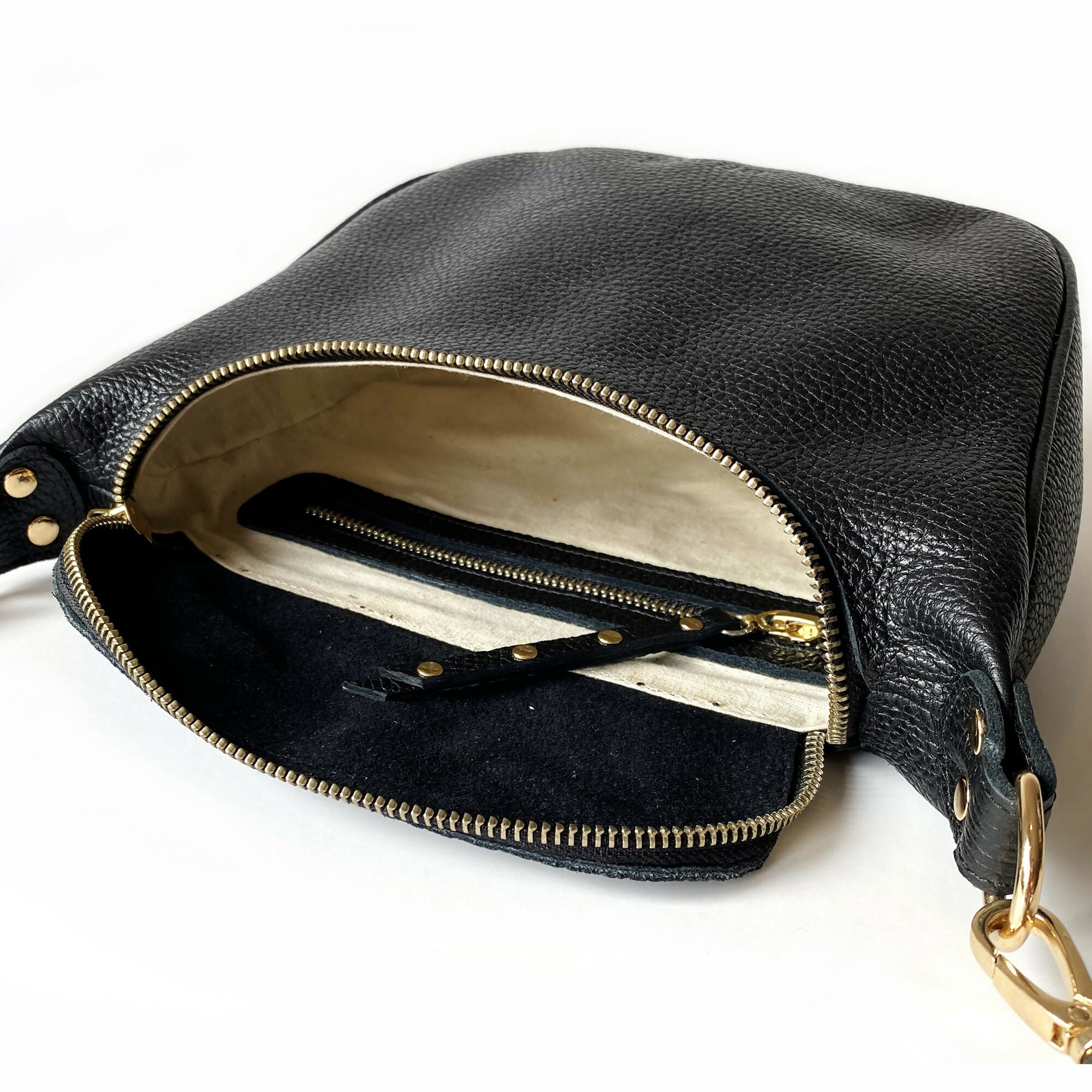 Bandolera de cuero modelo FELICIA