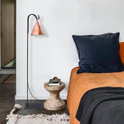 Lámpara Ruca Base Fierro Lectura (130cms de alto)