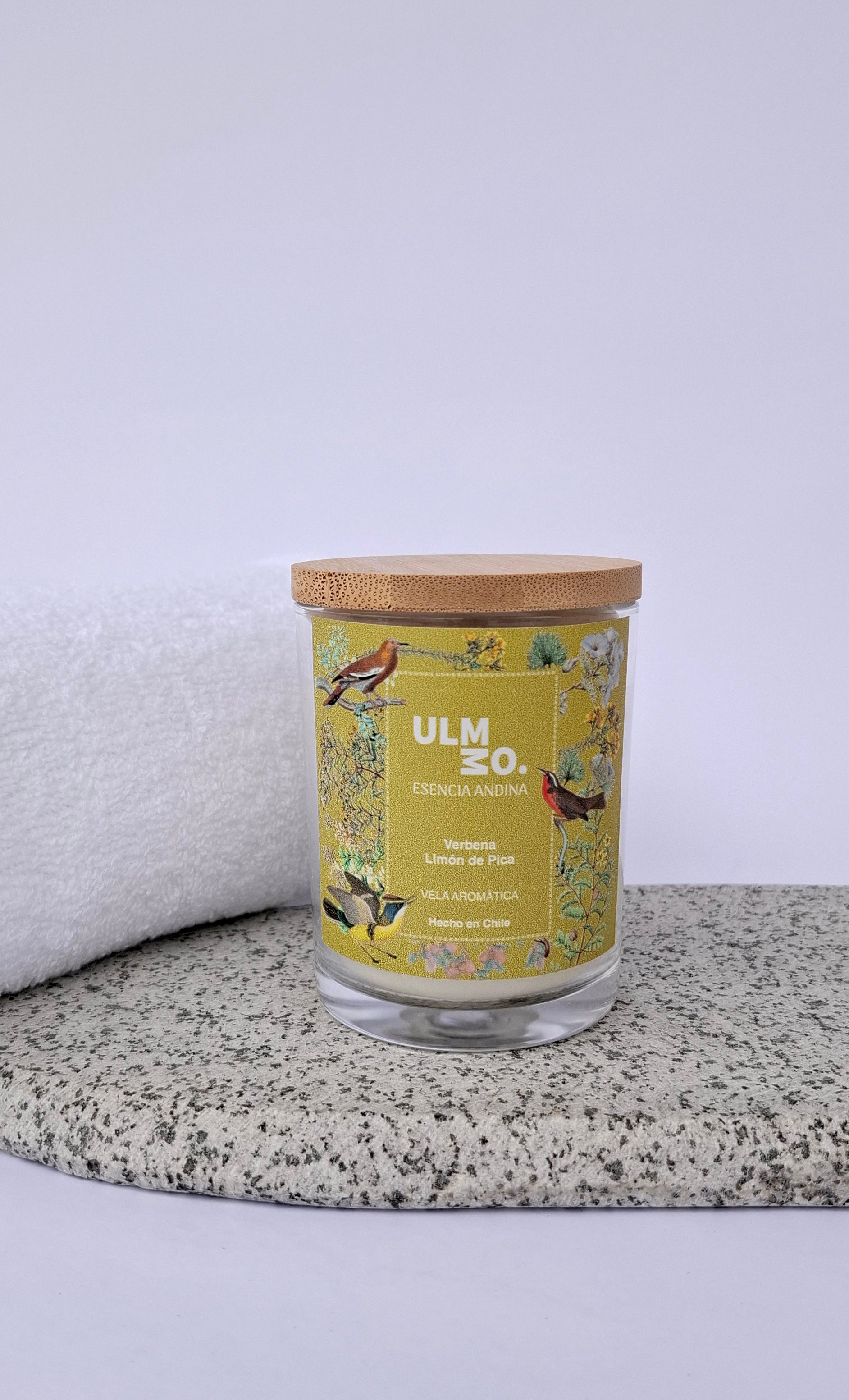 Vela de Soja Limón de Pica y Verbena 200grs