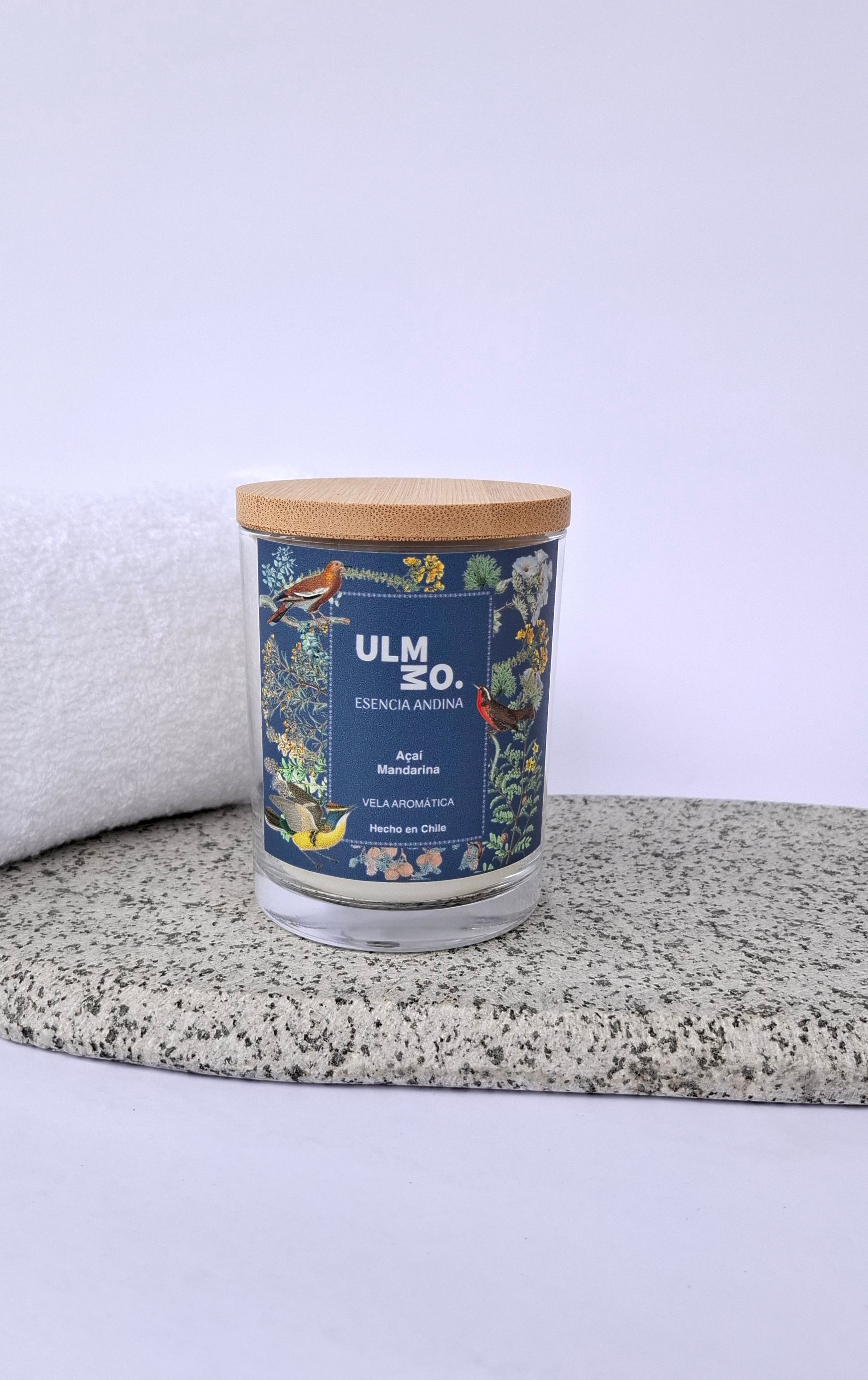 Vela de Soja Açaí y Mandarina 200grs