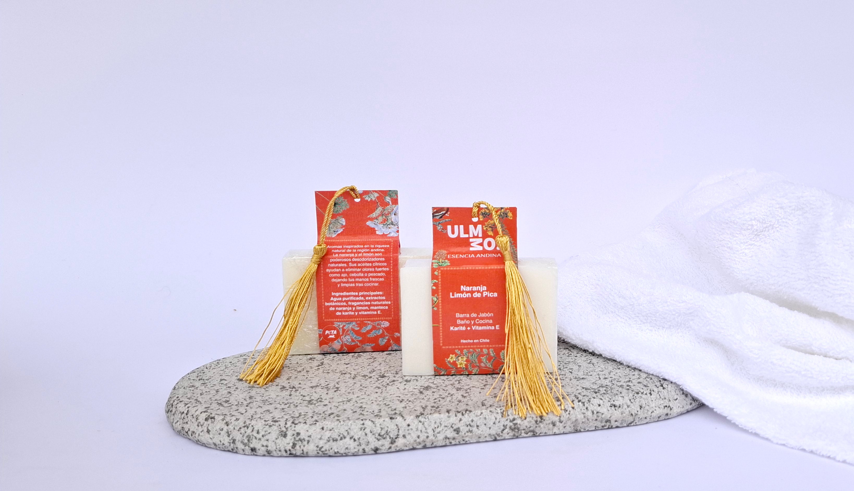 Jabón en Barra Naranja y Limón 100grs