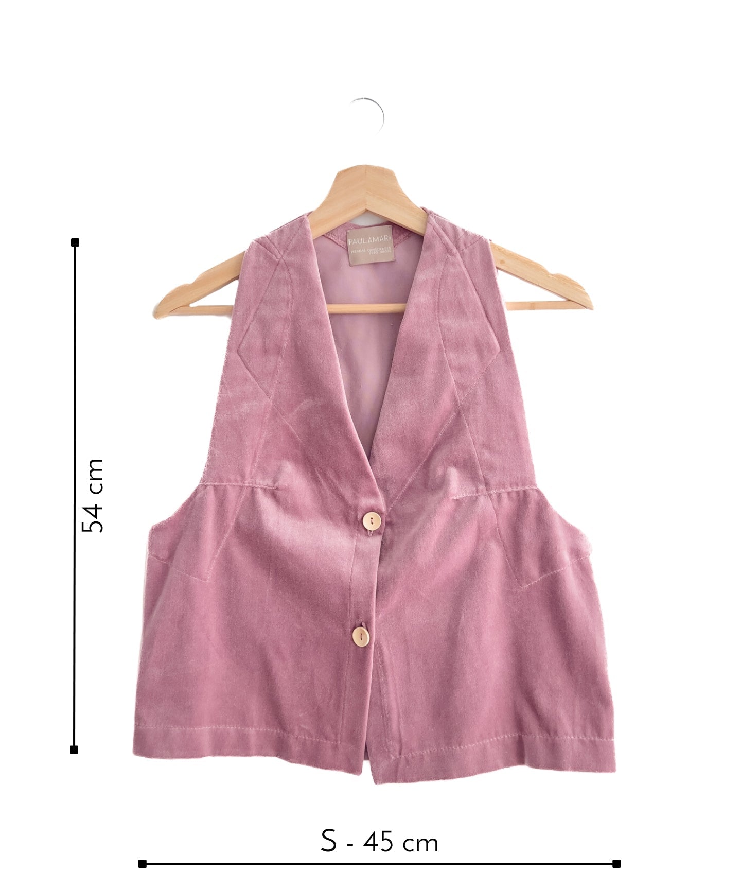 Vest Terciopelo Algodón Orgánico