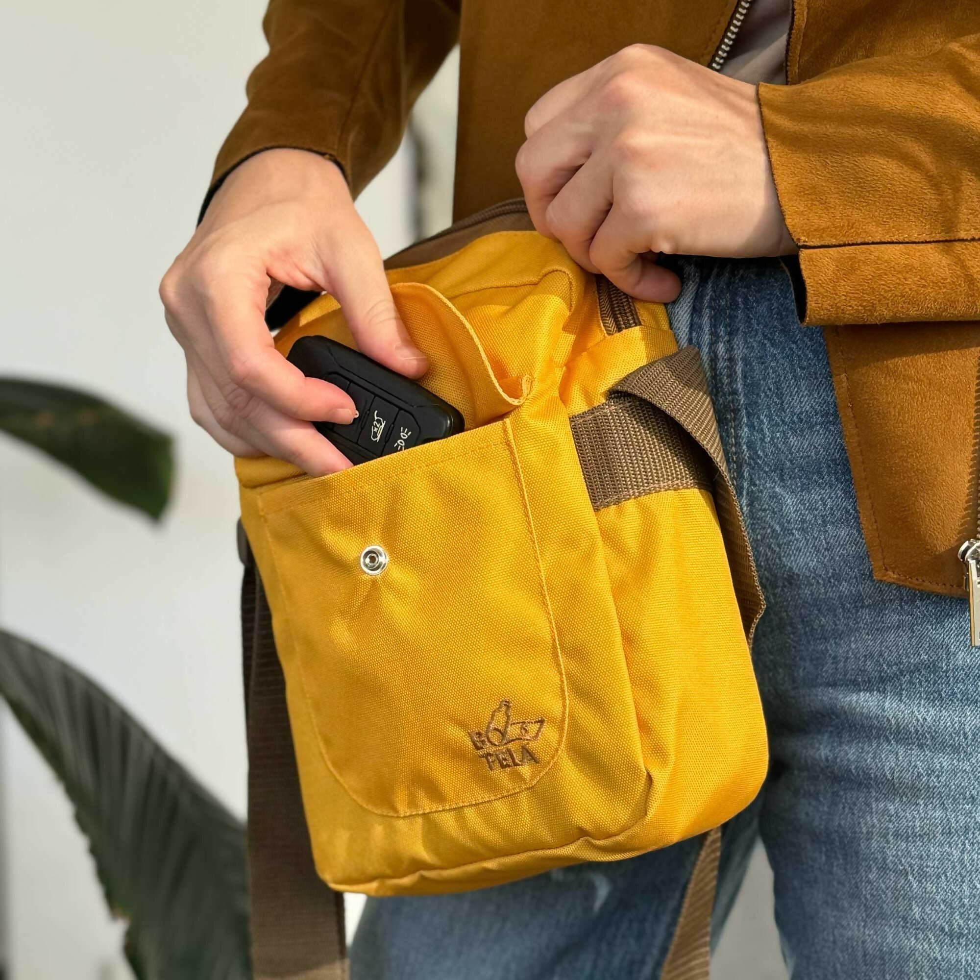 Bandolera Sustentable Amarilla