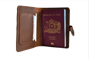 Porta pasaporte/documento Aconcagua Raiquen Hecho a mano