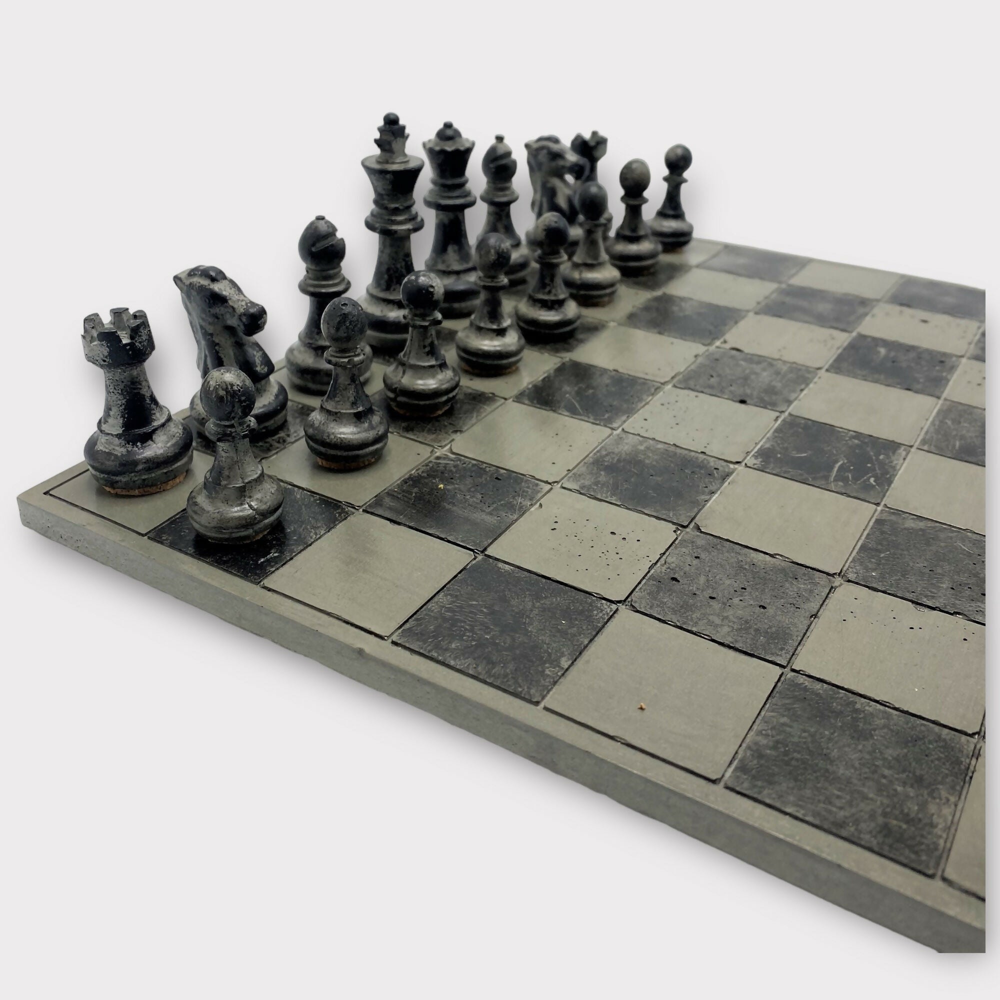 AJEDREZ HORMIGÓN NEGRO BETOH