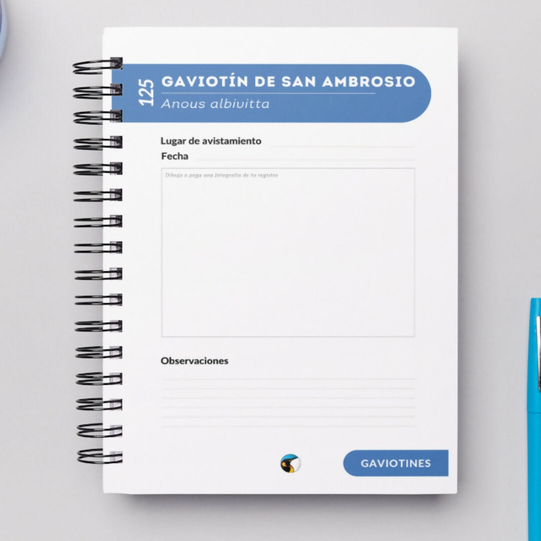 Cuaderno de Campo Aves Marinas de Chile