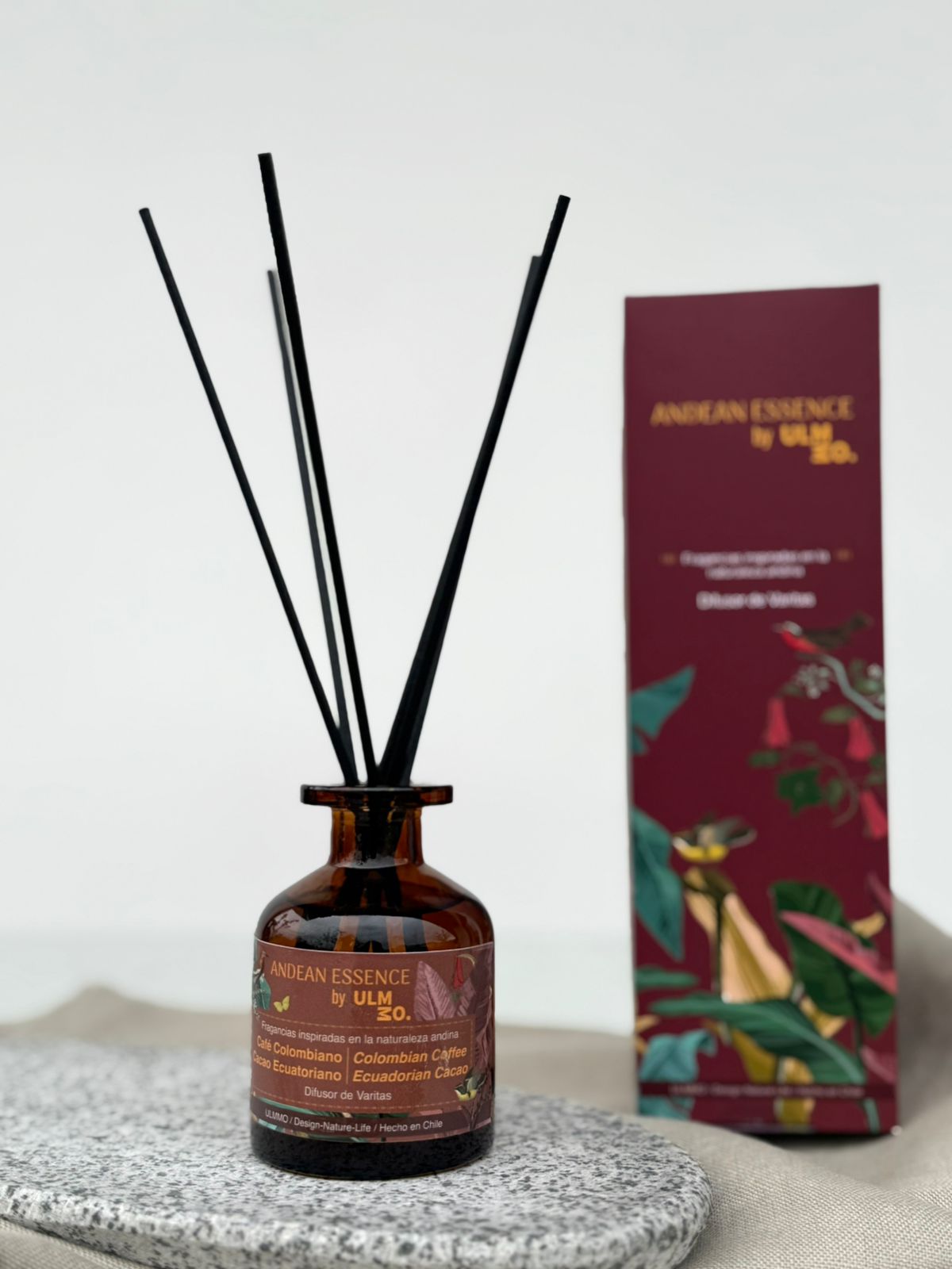 Difusor de Varitas Café Colombiano y Cacao Ecuatoriano 100ml