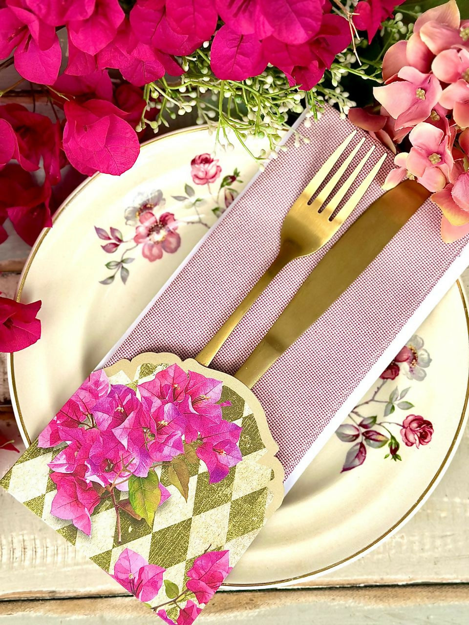 Porta cubierto Bugambilia