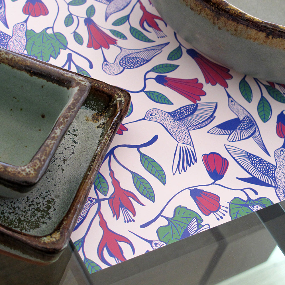 Set  32 individuales de papel Flora y Fauna chilena I