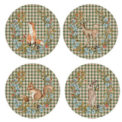 Set 4 Bajoplatos Woodland