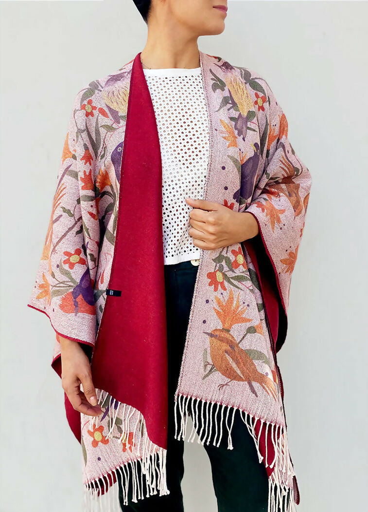 Ruana Pequeñas Aves