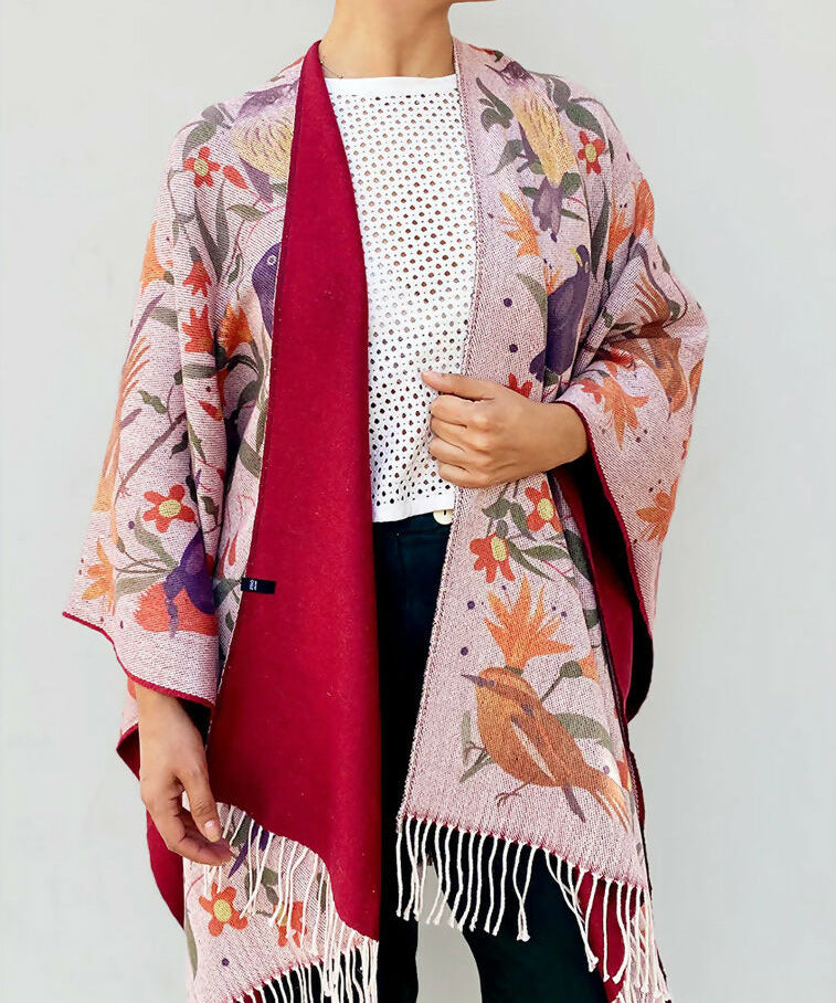 Ruana Pequeñas Aves