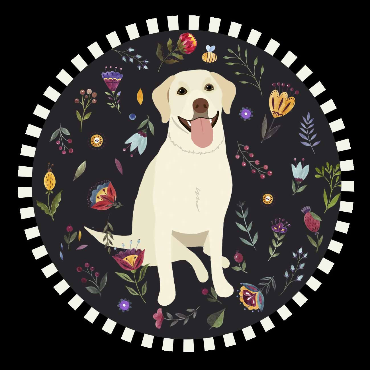 Posavasos Perros, set de 6 - Creado en Chile