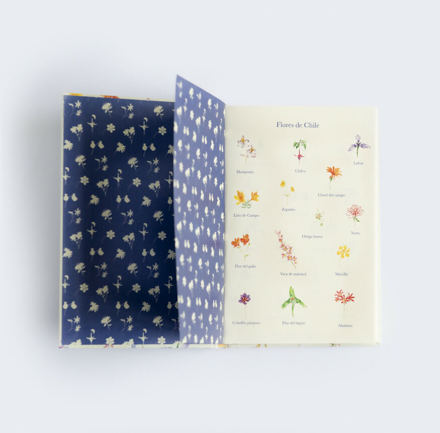 Libreta de nota Flores de Chile