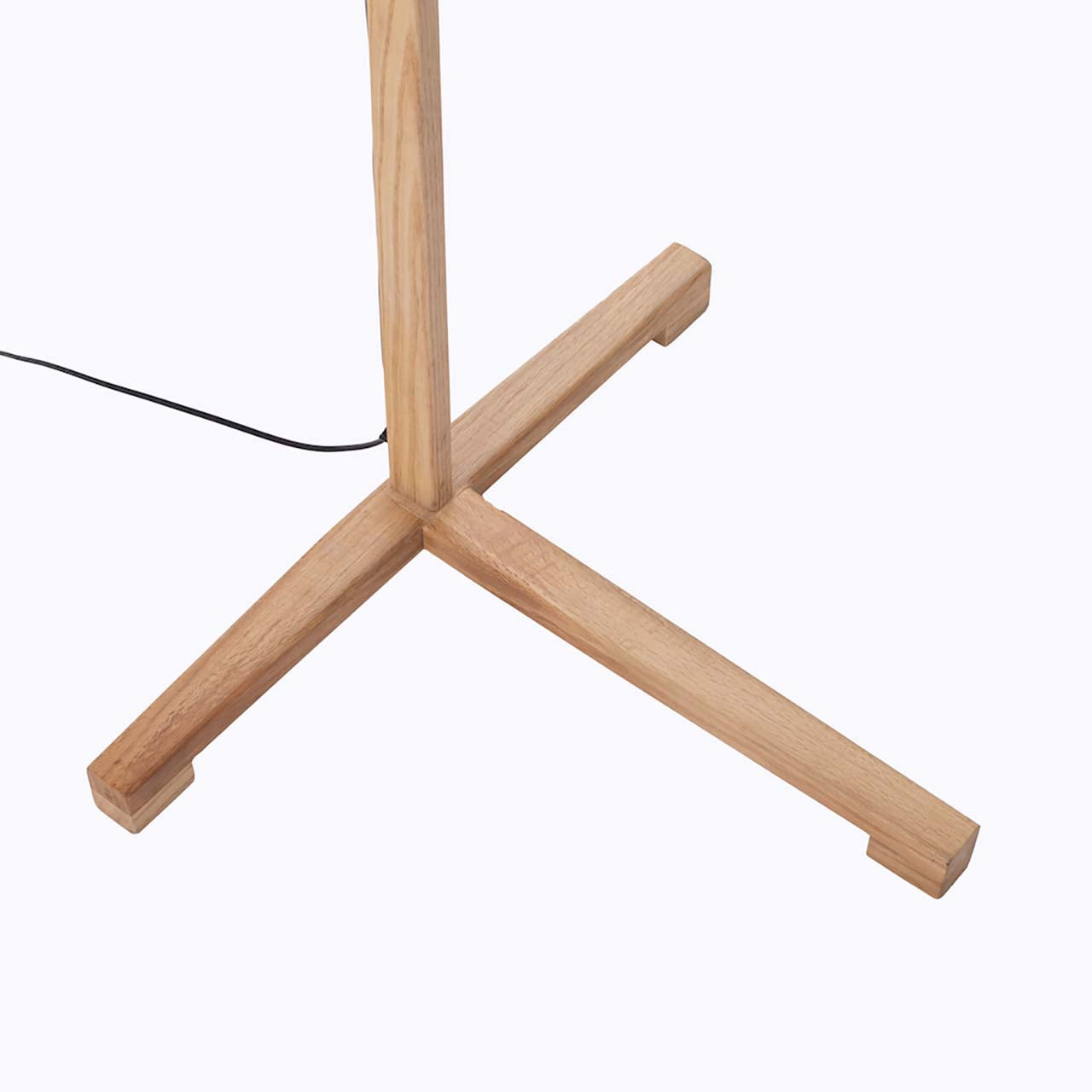 Lámpara Cencerro Pergamino Base Madera