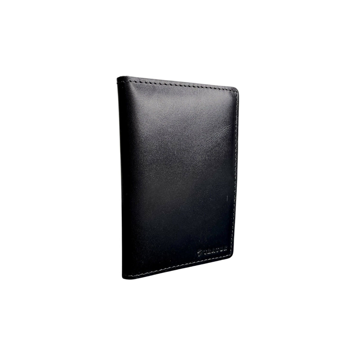 Porta pasaporte de cuero