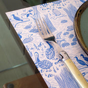 Set  32 individuales de papel Flora y Fauna chilena I