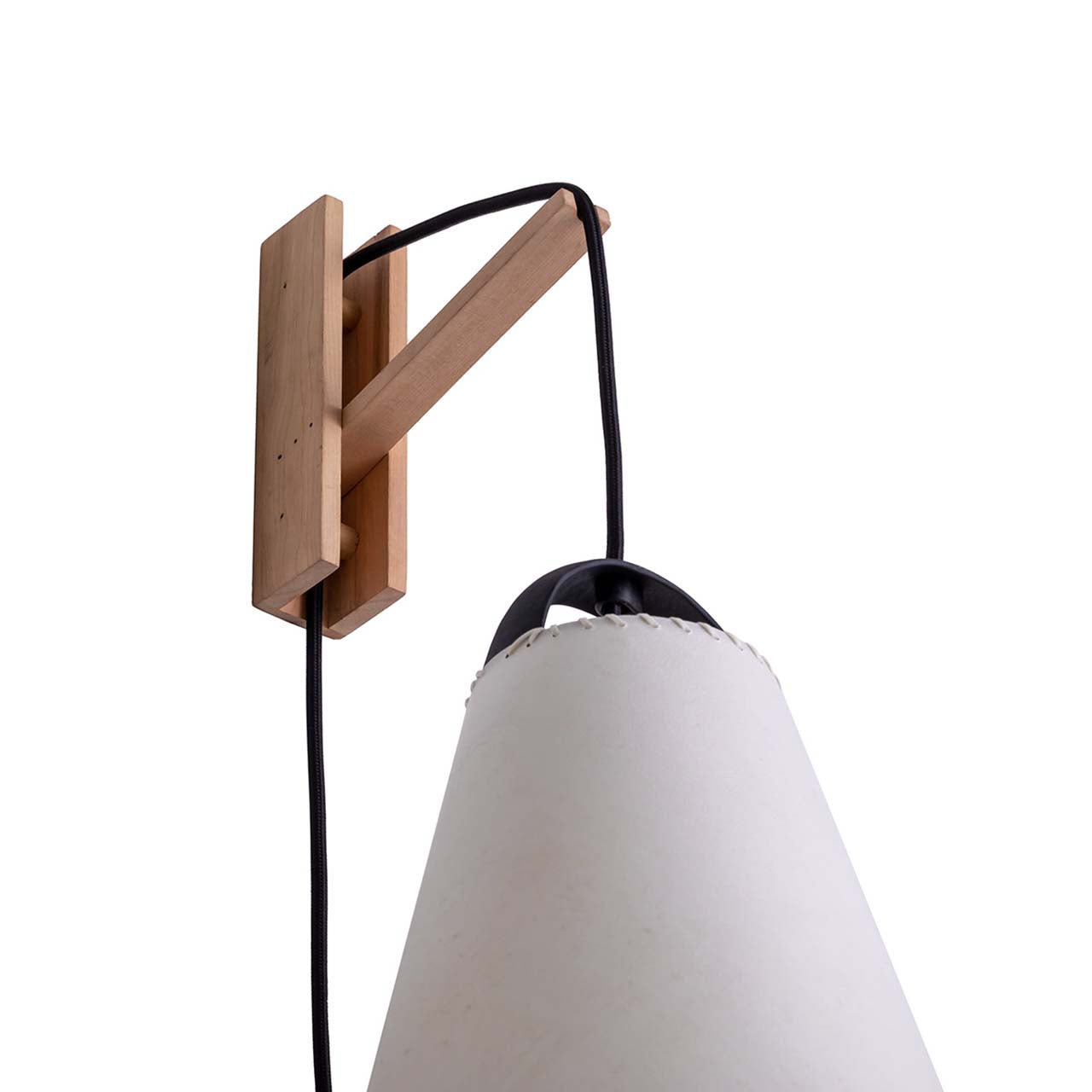 Lámpara Cencerro Pergamino Escuadra Lenga