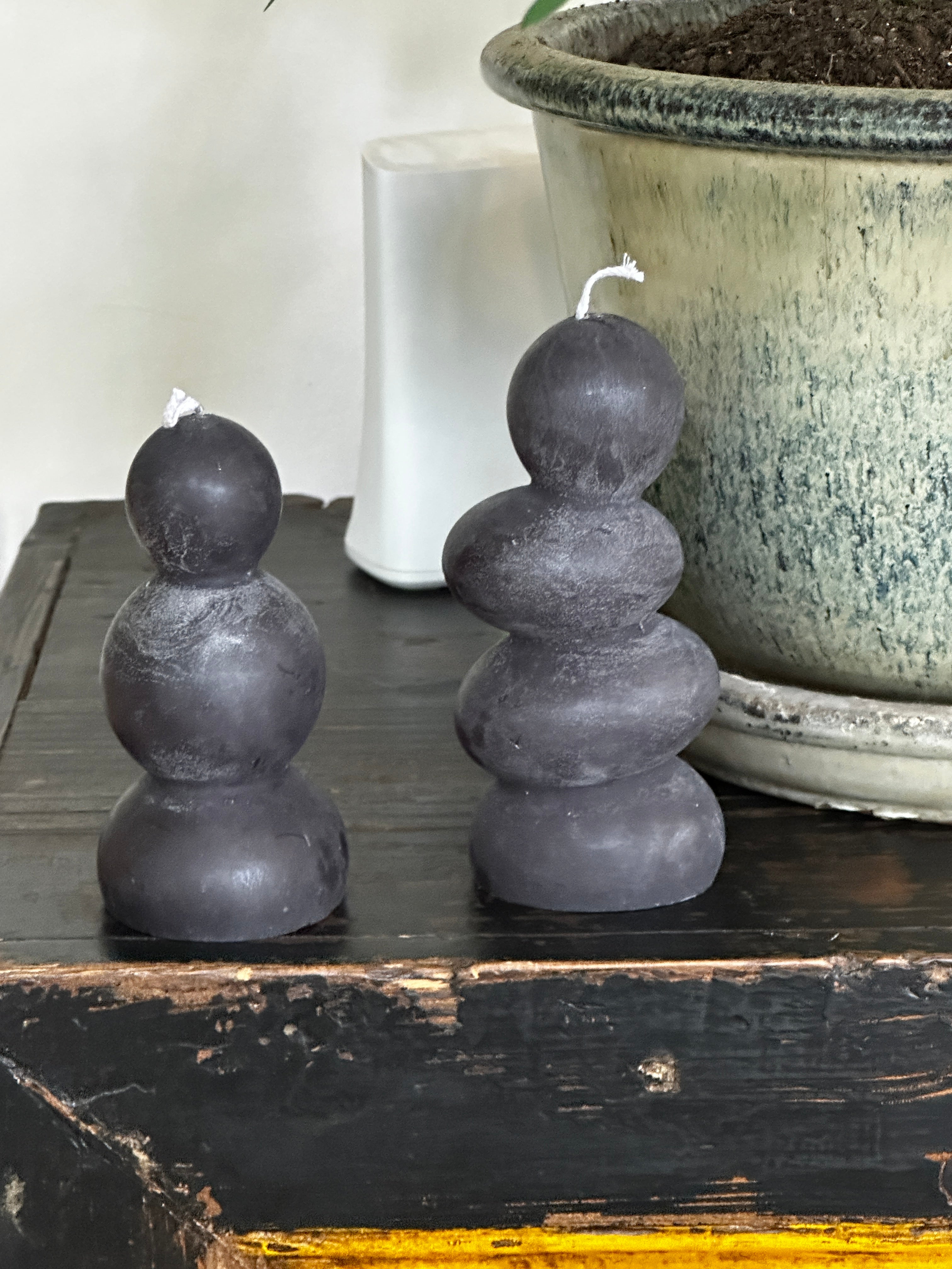 Velas Chanchitos Negros, Set de 2 – Quinchamalí